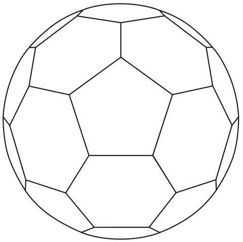 Handball Ball Coloring Page